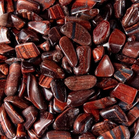 1 Pound Tumbled Gemstone Collection Red Multi Blue Gold Tigers Eye Small Stones - Picture 9 of 11